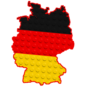 Baseplate mit Umriss von Deutschland